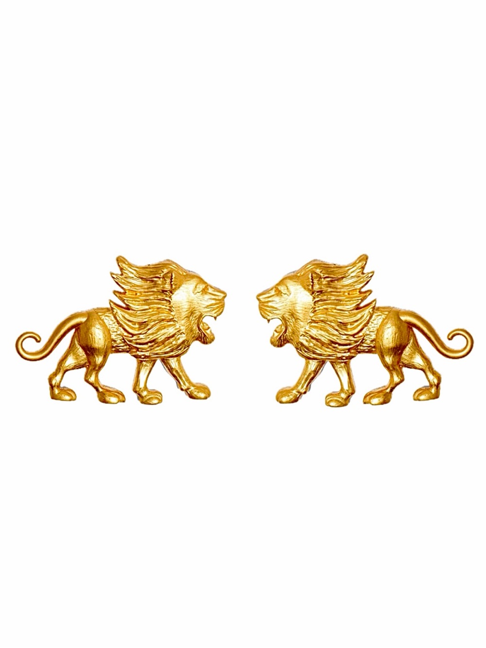 Schiaparelli Style Zodiac Earrings - Leo